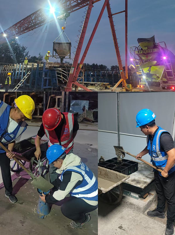 混凝土澆筑、過程檢測及試塊制作5re35Y_副本