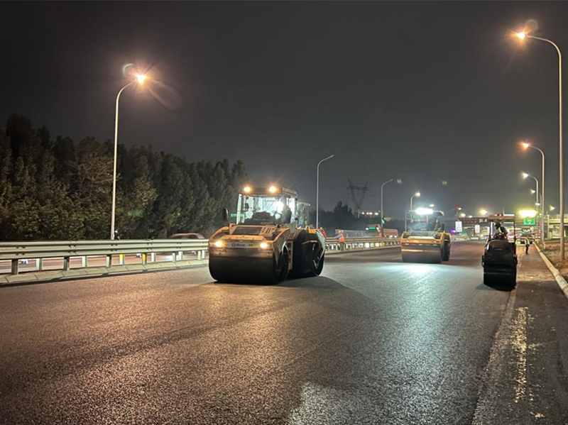 【一提三保】夜色下的筑路者