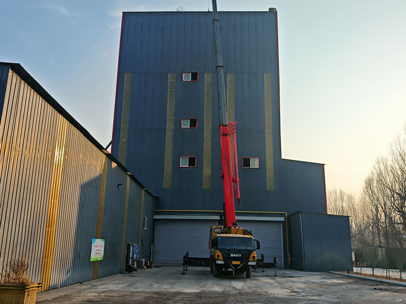 高青拌合站啟動(dòng)熱再生改造工程