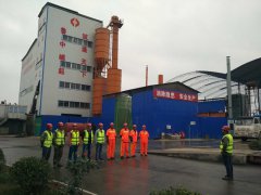 養(yǎng)護(hù)工程分公司東里拌合站與悅莊拌合站揚(yáng)塵污染環(huán)保、防火演練