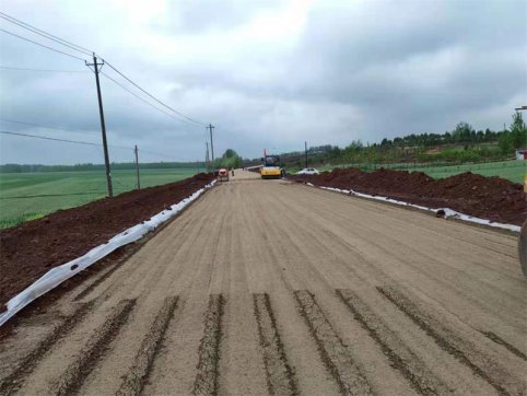 節(jié)日不休息、加點趕工期---沭河生態(tài)路項目工程動態(tài)