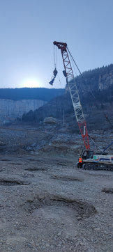 臨臨六標(biāo)一分部完成強(qiáng)夯首件施工