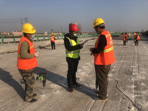 第二工程公司G2項(xiàng)目組織進(jìn)行安全、防疫專項(xiàng)檢查