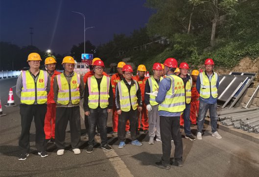 G205山深線博山段順利展開(kāi)施工