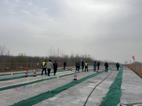 郯城G205項目迎接臨沂市公路中心安全科安全專項檢查