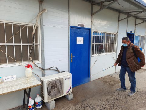 抗擊疫情，淄川拌合站在行動